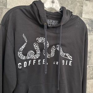 Black Rifle Coffee Company Black Hoodie Sweatshirt Men’s size Medium